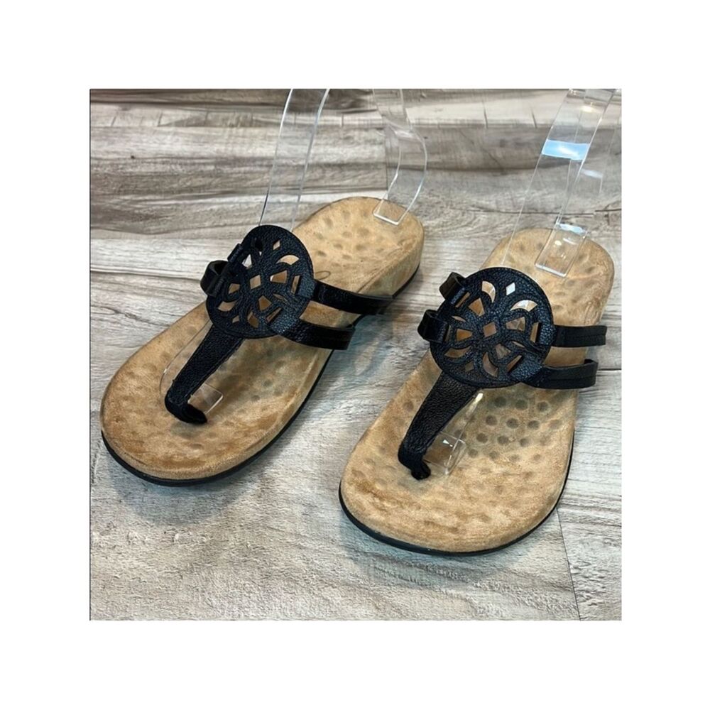 Athlefit comfort thong flip flop arch support sandal size 7.5